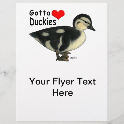 Gotta Liebe Duckies Flyer (Vorne)