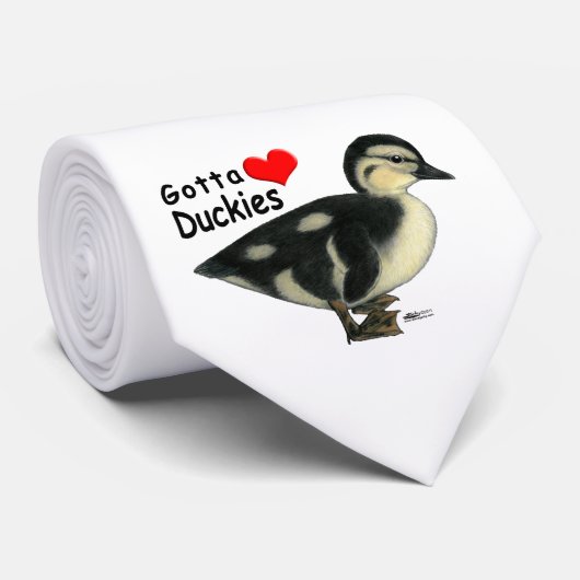 Gotta Liebe Duckies Krawatte (Gerollt)