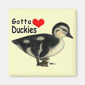 Gotta Liebe Duckies Magnet (Vorne)