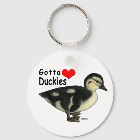 Gotta Liebe Duckies Schlüsselanhänger (Vorderseite)