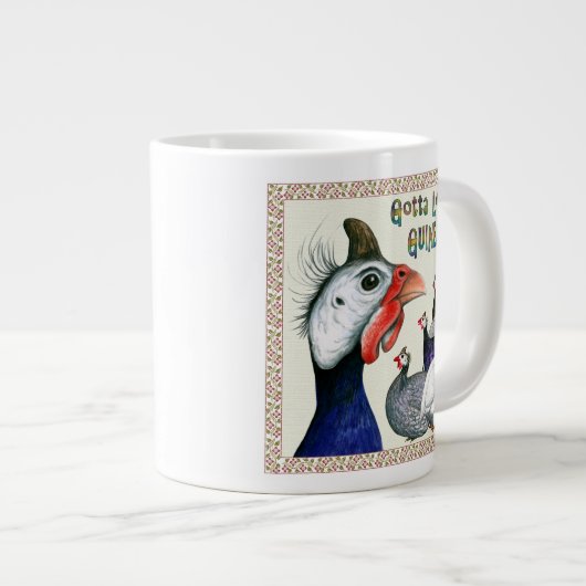 Gotta Liebe Guinea! Jumbo-Tasse (Vorderseite Rechts)