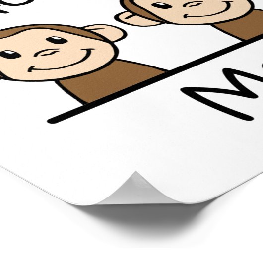 Gotta Liebe Monkeys Poster (Ecke)