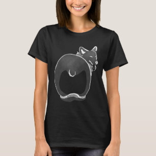 Gotta Liebe that Corgi Hintern White Angepasst V N T-Shirt