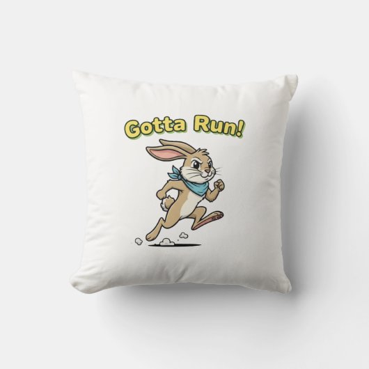 Gotta Run! / Got To Go Slow Hybrid Double Sided Kissen (Vorderseite)
