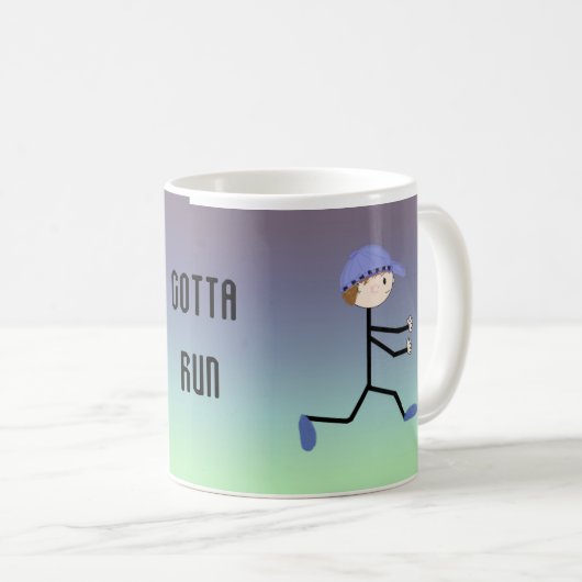 Gotta Run Kaffeetasse (VorderseiteRechts)