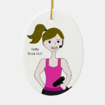Gotta Work Out Female Brown Hair Weibchen Gewichth