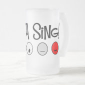 gottasing6 mattglas bierglas (VorderseiteRechts)