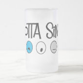 gottasing6 mattglas bierglas (Mittel)