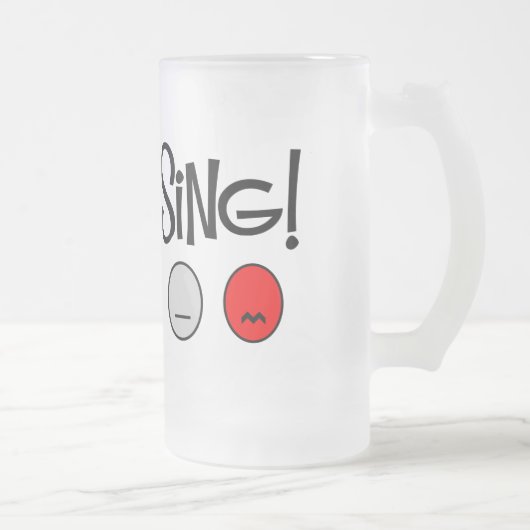 gottasing6 mattglas bierglas (Rechts)