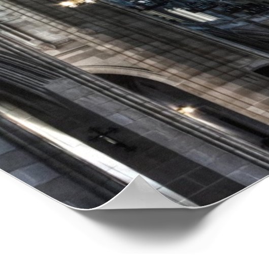 Gottegeschwindigkeit Poster (Ecke)