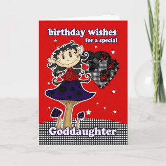 Göttentochter Geburtstag wünscht Grußkarte Karte