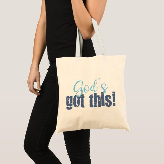 Götter got dieses Blau Tragetasche (Vorderseite (Produkt))