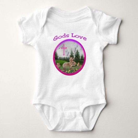 Götter Liebe Baby Strampler (Vorderseite)
