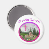 Götter Liebe Magnet (Vorderseite/Rückseite)