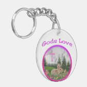 Götter Liebe Schlüsselanhänger (Vorderseite links)