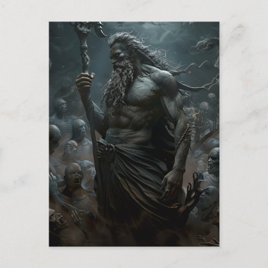 Götter & Monster - Poseidon  Postkarte (Vorderseite)