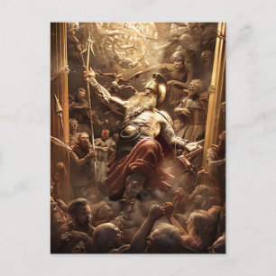 Götter & Monster - Zeus Postkarte