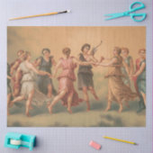 Götter tanzen in den Wolken mit Göttinnen Seidenpapier (Basteln)