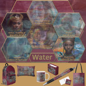 Götter und Göttinnen des Wassers Geschenkpapier Set