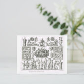 Götter und mythische Wesen Postkarte (Stehend Vorderseite)