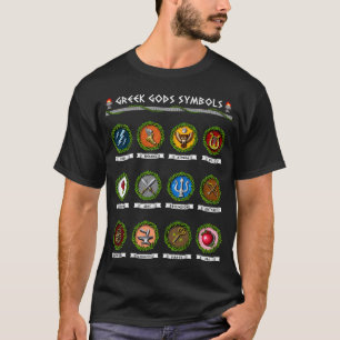 Götter und Symbole der griechischen Mythologie T-Shirt