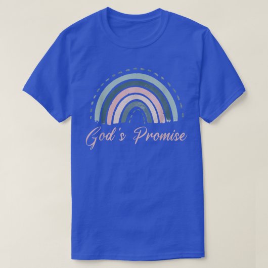 Götter versprechen Regenbogen Ostertag Funny Gesch T-Shirt (Design vorne)