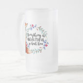 Götter Zeitfüchse Mattglas Bierglas (Vorderseite Links)