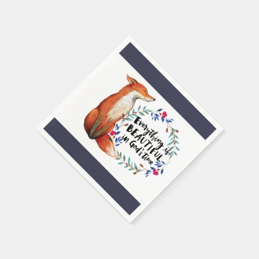 Götter Zeitfüchse Serviette (Ecke)