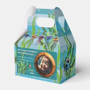 Götterhafte Meerestiere Party Giebel Geschenkbox Geschenkschachtel