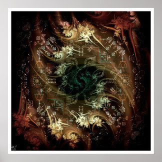 Göttertempel Poster