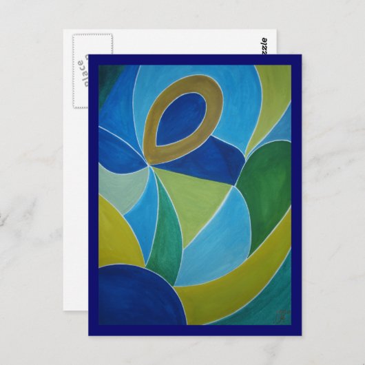 Gottes Akzeptanz Postkarte (Vorne/Hinten)