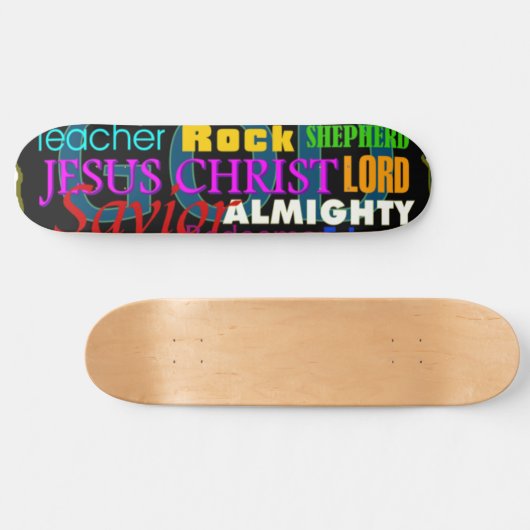 Gottes Attribute Skateboard (Horizontal)