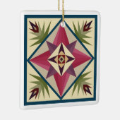 Gottes Augapfel-Quilt-Ornament Keramikornament (Rechts)