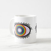 Gottes Augen Kaffeetasse (Vorderseite Links)
