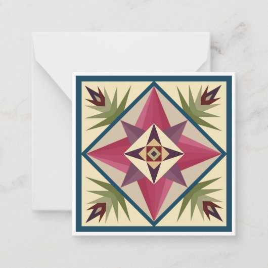 Gottes Augenbrauengraben als flacher Notecard Mitteilungskarte (Vorderseite)