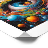 Gottes Augenplakat Poster (Ecke)