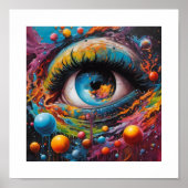 Gottes Augenplakat Poster (Vorne)