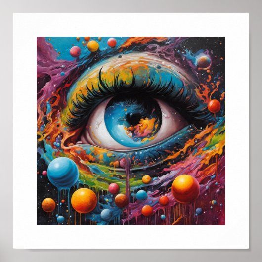 Gottes Augenplakat Poster (Vorne)