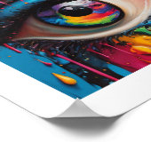 Gottes Augenplakat Poster (Ecke)