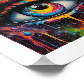 Gottes Augenplakat Poster (Ecke)