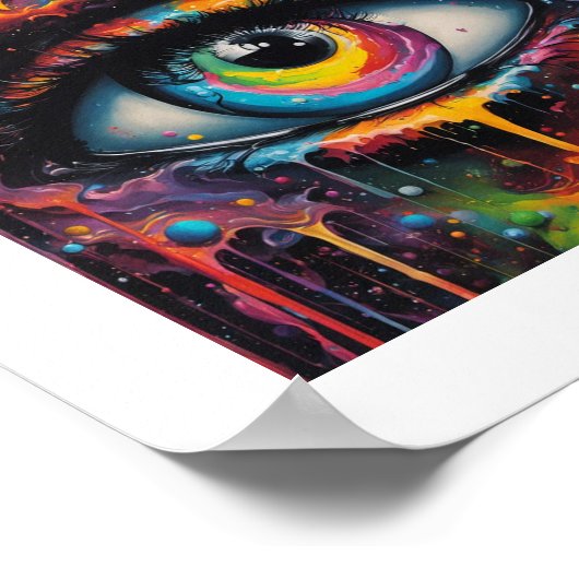 Gottes Augenplakat Poster (Ecke)