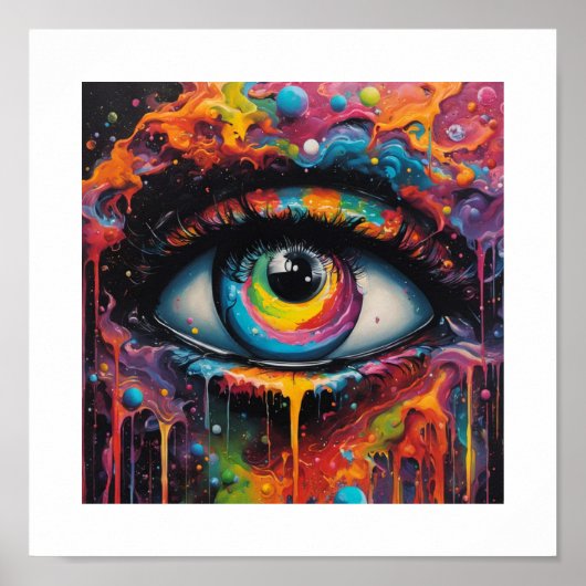 Gottes Augenplakat Poster (Vorne)