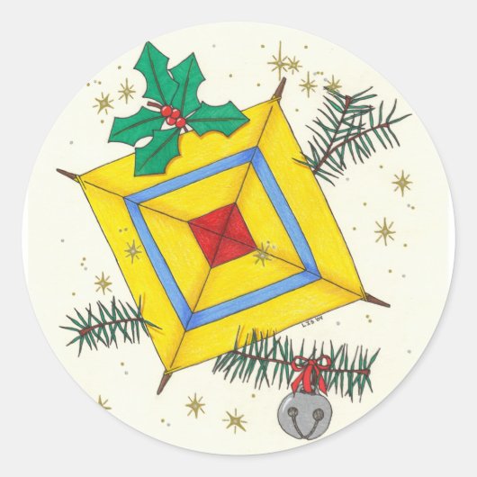 Gottes Augensticker Runder Aufkleber (Vorderseite)