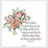 Gottes Auserwählte Aufkleber (Blatt)