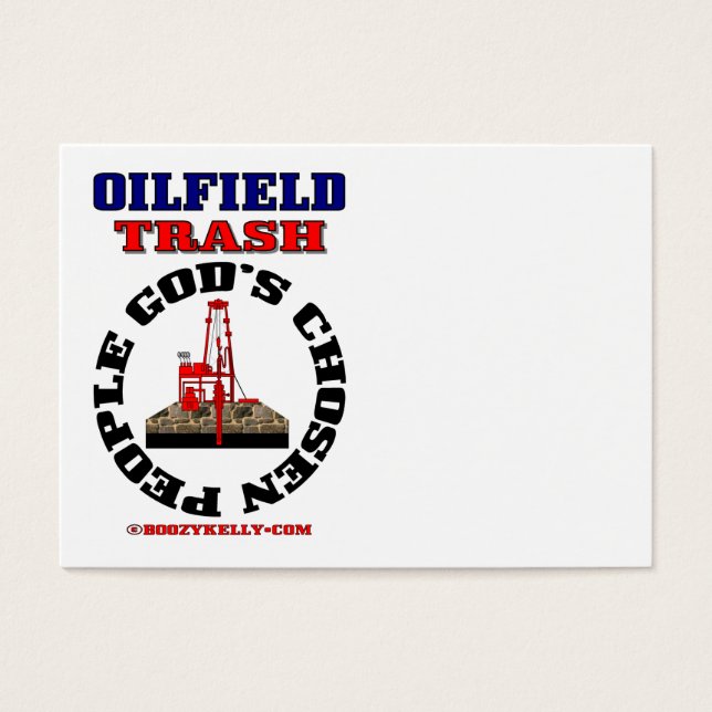 Gottes ausgewählte Leute, Ölfelder, Öl, Gas, Rig (Vorderseite)