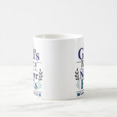 Gottes Barmherzigkeit scheitert nie Inspirierender Kaffeetasse (Mittel)