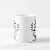 Gottes Barmherzigkeit trifft mich hier Moderner ch Kaffeetasse (Mittel)