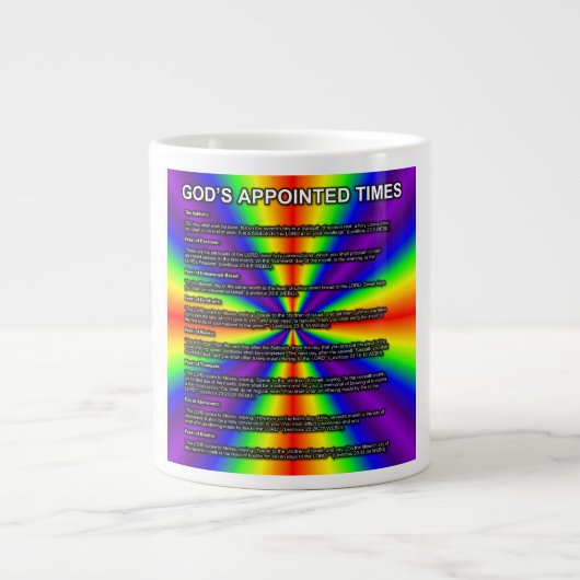 Gottes Bestimmte Zeiten Tasse (Vorderseite)