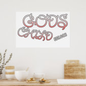 Gottes Christliches Leben Poster (Küche)