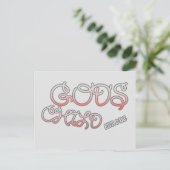 Gottes Christliches Leben Postkarte (Stehend Vorderseite)